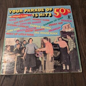 Vintage 50's Hits Vinyl Record